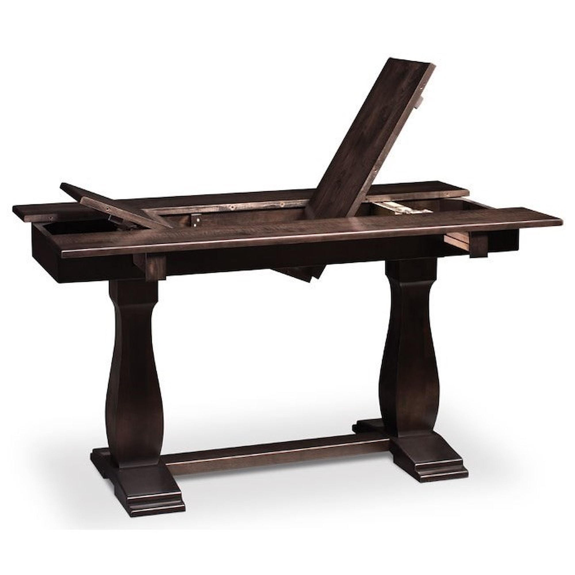 Simply Amish Avalon LOAVA18A0 Sofa/Dining Table with Trestle Base